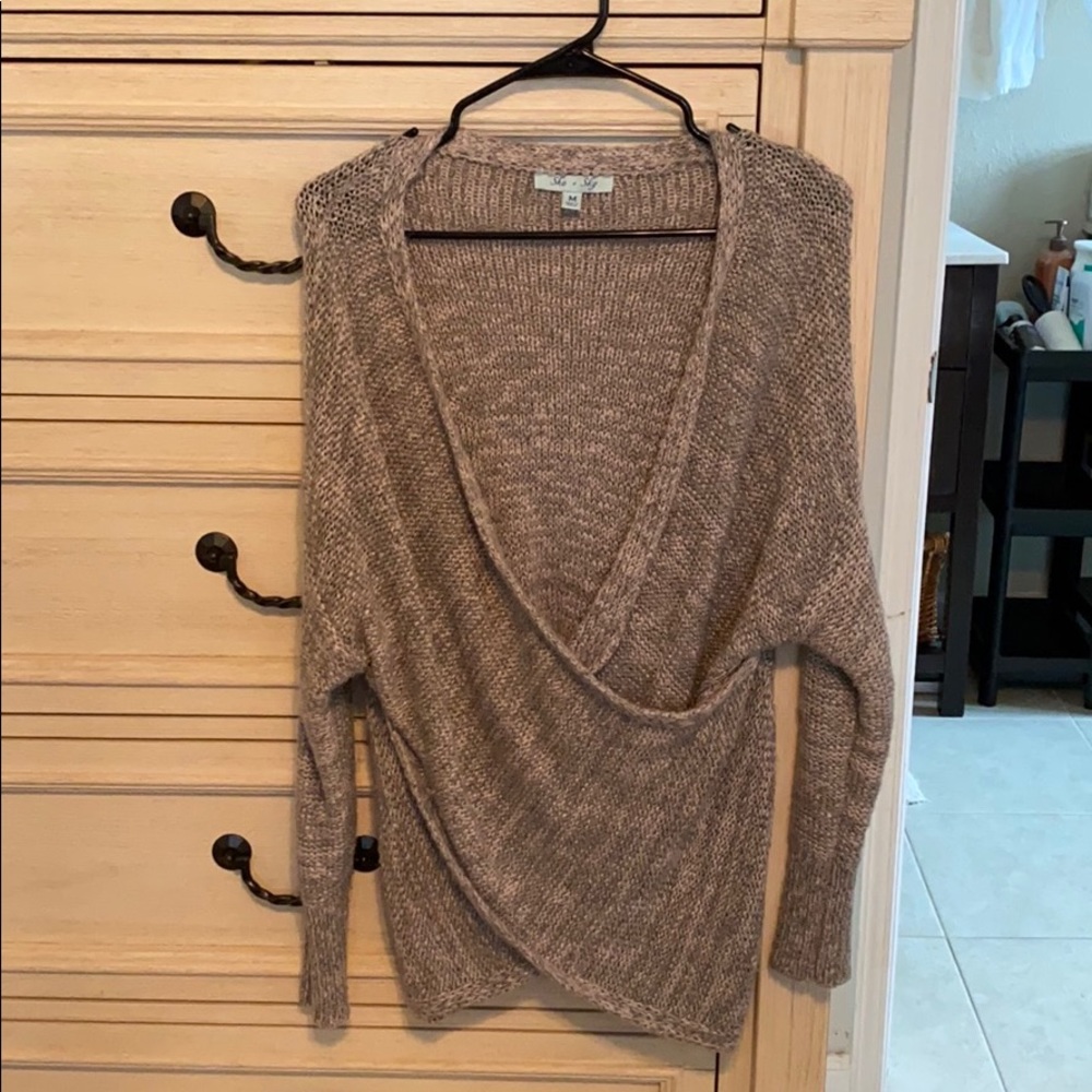 Gray sweater